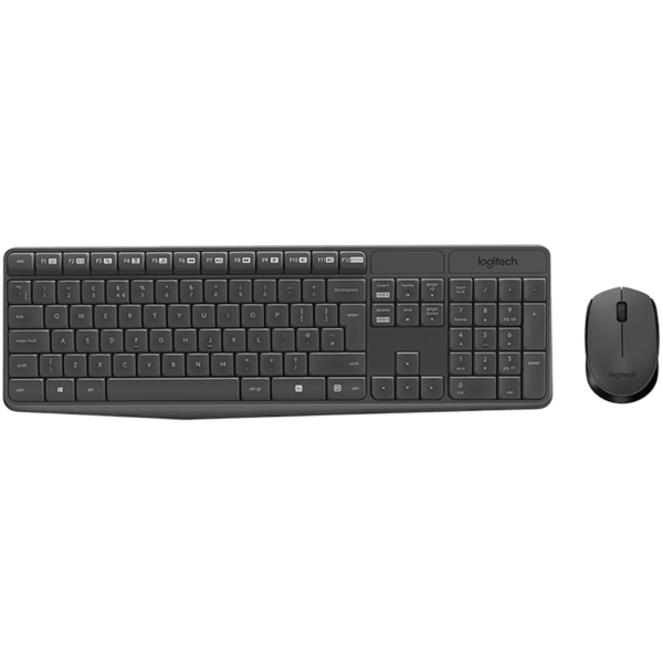 Combo de Teclado y Mouse Logitech MK235 Wireless Español Latino