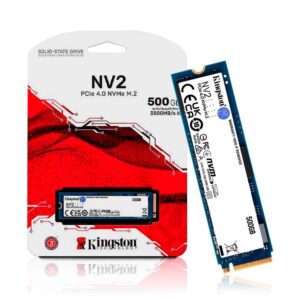 Kingston NV2 - SSD 512GB- M.2 NVMe PCIe 4.07.000MB/seg Lectura, 3.900MB