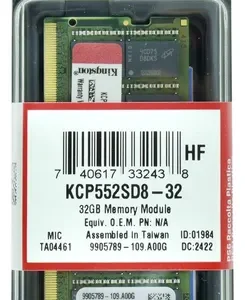 DDR5 5200MT/s Non-ECC Unbuffered SODIMM-32GB