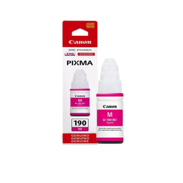 Botella de Tinta Canon Magenta 190 - Imagen 2