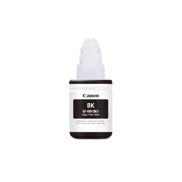 Botella de Tinta Canon Negro 190