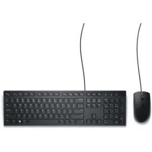 Kit de Teclado y Mouse Dell Alambrico KM300C Español- Negro